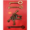 Image 1 : Lot Of VTG Brass Keys (RMC, CPR, CNR)