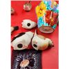Image 2 : Lot Of 9 Bird Glass Decorations Various Sizes Made In USSR