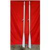 Image 1 : 2 White Boat Oars