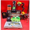 Image 1 : Assorted Tool Lot w/ Tire Chains, Vise, Soldering Iron, Work Gloves, & More