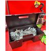 Image 2 : Assorted Tool Lot w/ Tire Chains, Vise, Soldering Iron, Work Gloves, & More