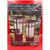 Image 1 : 2 Solar Bollard Lights