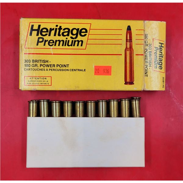 Heritage Premium 303 British - 180 Gr. Power Point Bullets