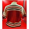 Image 2 : Knitted Short-Sleeve Collared Sweater