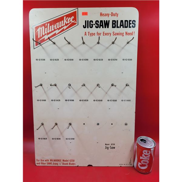 Milwaukee Jig-Saw & Blade Display