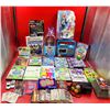 Image 1 : Game & Toy Lot w/ Sims PC Games, Wii Games, Sports Cards, Gumball Machine, & More