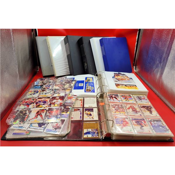 Binders Of Hockey Cards & Memorabilia