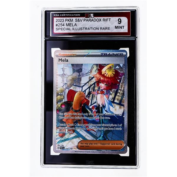 ME - 2023 Pokemon Paradox Rift EN Mela Special Illustration 254/182 KSA 9 MINT #254