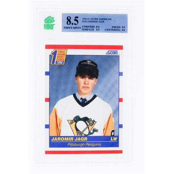 1990-91 Score American #428 Jaromir Jagr MNT 8.5