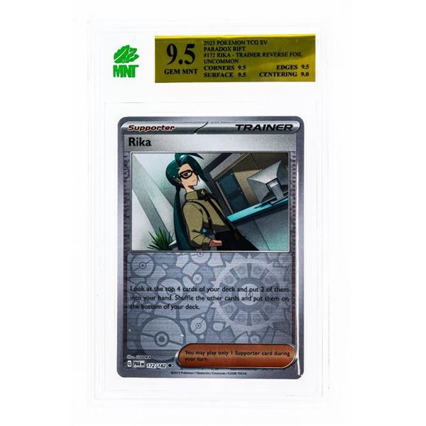 SR - Rika 172/182 Paradox Rift Reverse Holo Uncommon Pokemon Card MNT 9.5