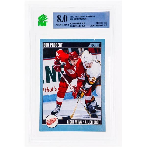 MR - 1992-93 Score Canadian #52 Bob Probert Detroit Red Wings #52 - MNT 8
