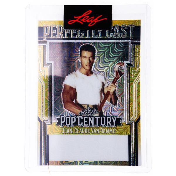 POP CENTRUY Jean Claude Van Damme Card # 1/1  Pre Production Proof w/Matching Serial number was used