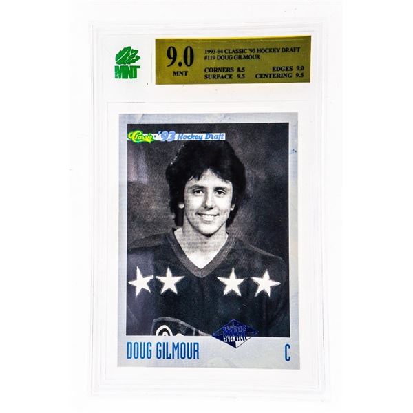 CR - Doug Gilmour #119 1993-1994 Classic 93' Hockey Draft - MNT 9
