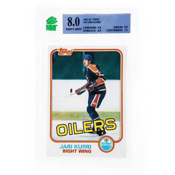 1981-82 Topps Rookie #18 Jari Kurri MNT 8.0