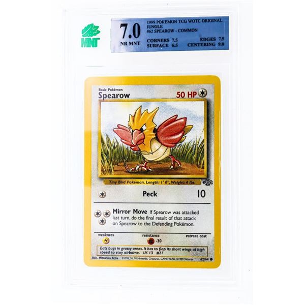 I -  Pokémon TCG 1999 Spearow Jungle 62/64 Regular Unlimited Common MNT - 7
