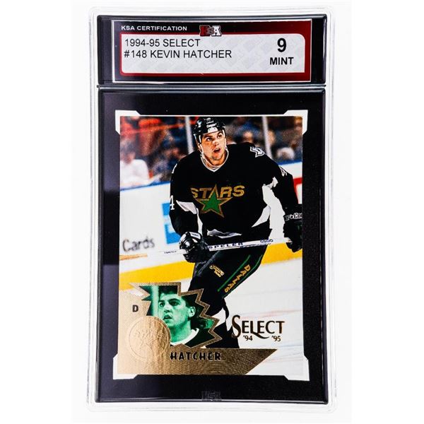 OR - Kevin Hatcher #148 1994-1995 Select - Graded KSA 9