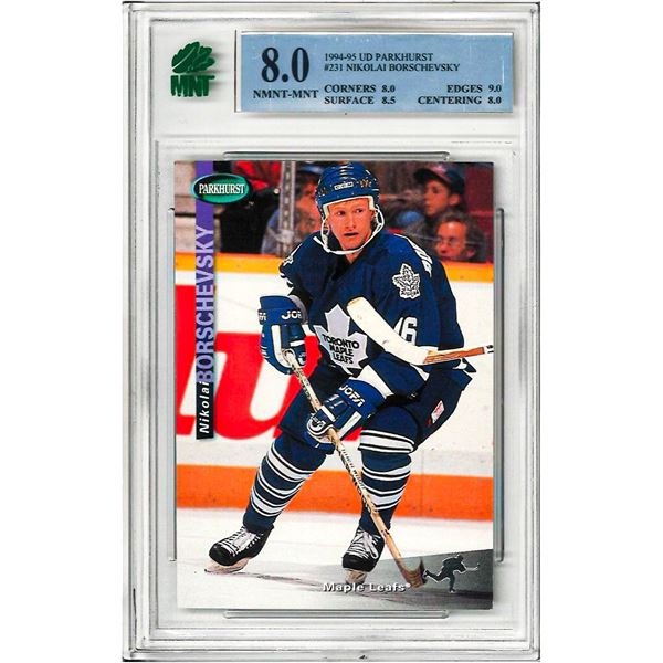 MR - Nikolai Borschevsky #231 1994 Parkhurst graded 8