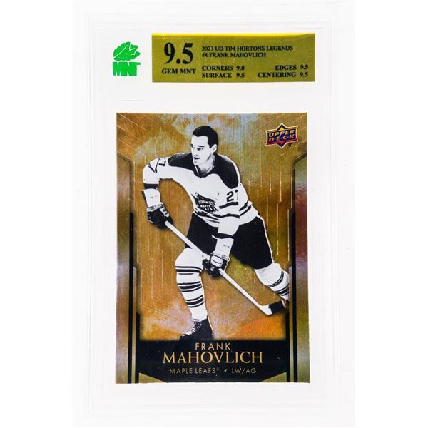 OR - Frank Mahovlich #8 2023 Upper Deck Tim Hortons Legends - MNT 9.5