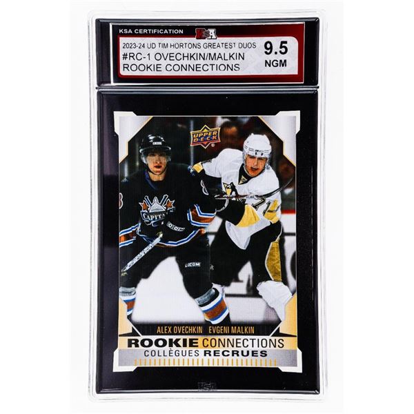 OR - Ovechkin/Malkin #RC-1 Rookie Connections 2023-2024 Upper Deck Tim Hortons Greatest Duos - KSA 9