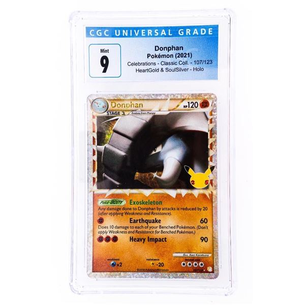 2021 DONPHAN CELEBRATIONS CLASSIC COLLECTION 107/123 MINT 9 CGC