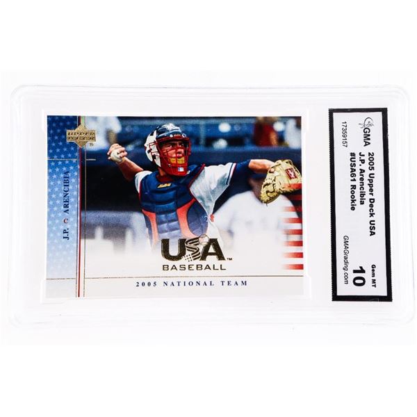 J.P. ARENCIBIA 2005 UPPER DECK USA BASEBALL #USA61 BLUE JAYS