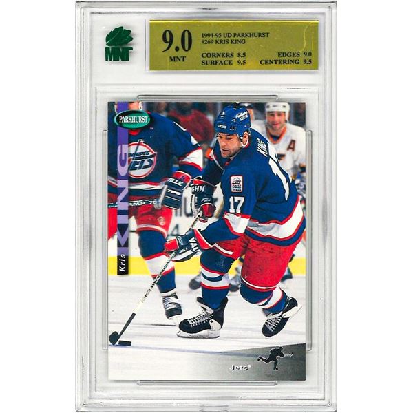 OE - Kris King #269 1994 Parkhurst Graded 9
