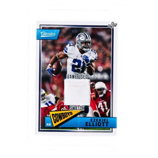 Jersey Fusion 2022 Edition Material From a Game Jersey Sept. 18,2016 by "EZEKIEL ELLIOT" Cowboys + C