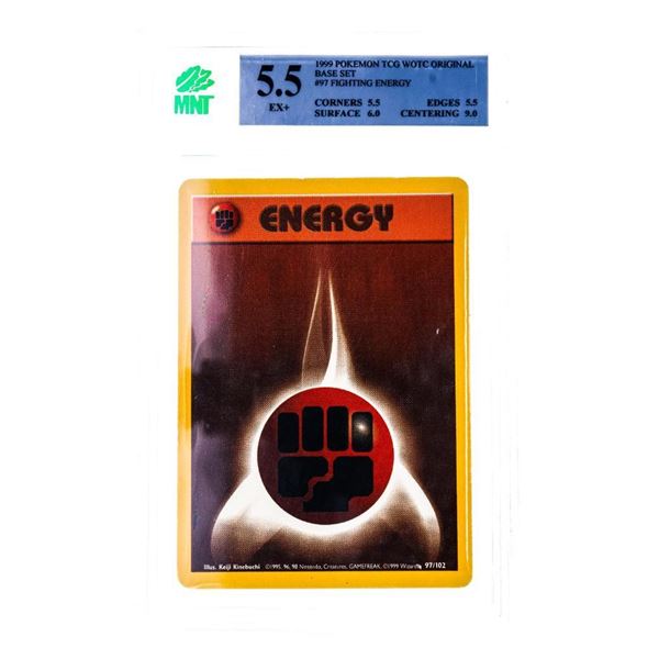 A - Pokemon TCG Fighting Energy Base Set 97/102 Regular MNT 5.5