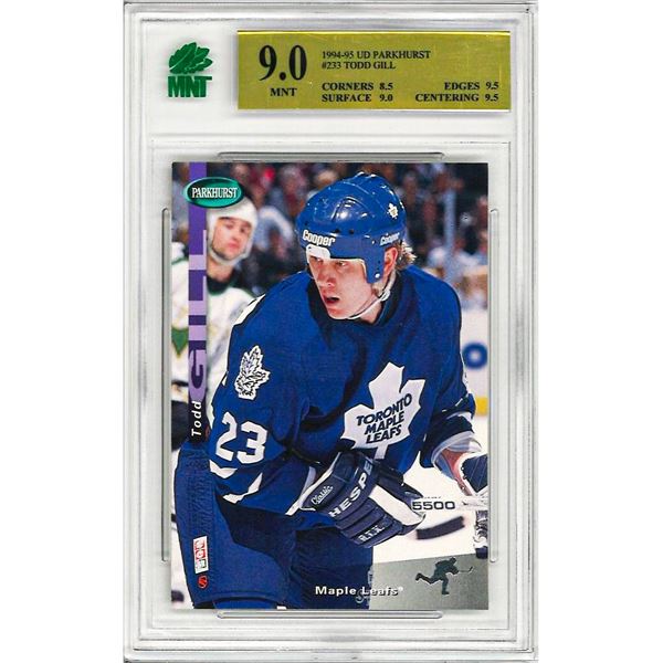 OE -  1994-95 Parkhurst Gold #233 Todd Gill #233 Graded 9