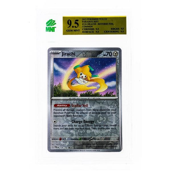SG - Jirachi 126/182 Reverse Holo Common Paradox Rift Pokemon MNT 9.5