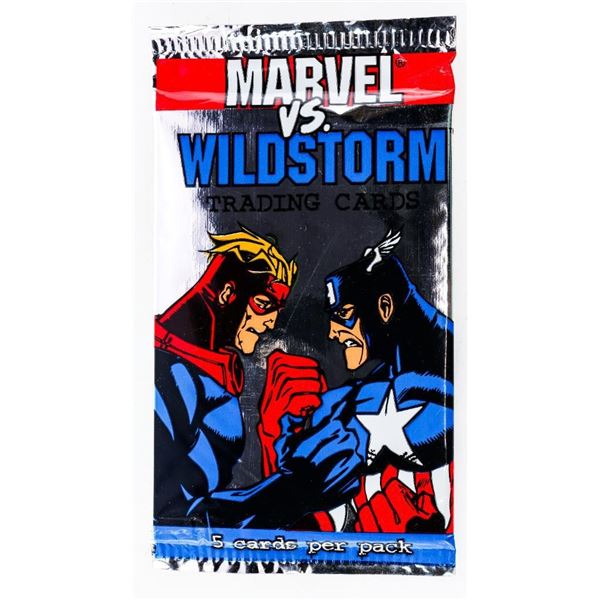 FACTORY SEALED Fleer 1997 Marvel vs. Wildstorm 5 Pack Trading Cards
