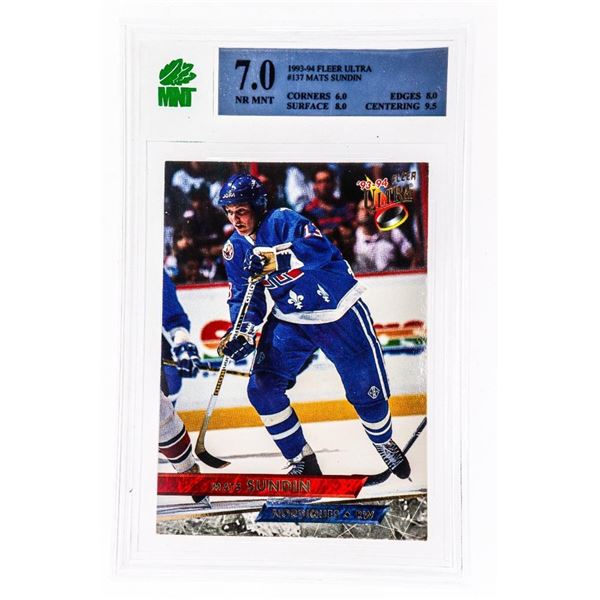 EE - Mats Sundin #137 1993-1994 Fleer Ultra - MNT 7.