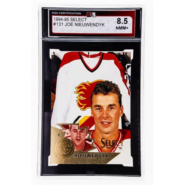 MR - 1994-95 Select Hockey #131 Joe Nieuwendyk Calgary Flames - KSA 8.5