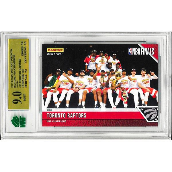 OE - 2018-19 Panini Instant “NBA Finals” - Toronto Raptors #28 Graded 9