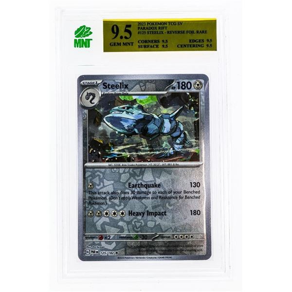 SG - Steelix Holo #125 Pokemon TCG Paradox Rift #125 MNT 9.5