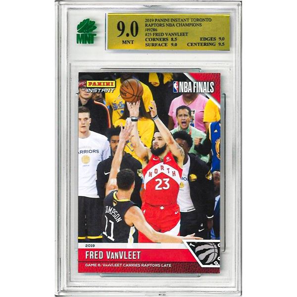 OE - 2018-19 Kyle Lowry Panini Instant #24 Toronto Raptors Graded 9