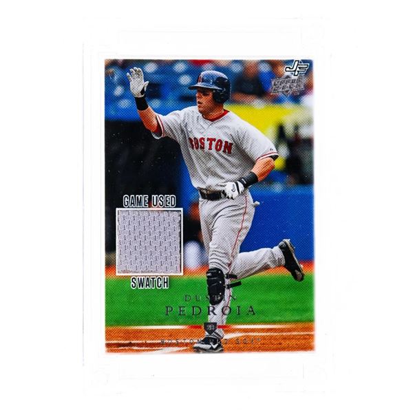 Jersey Fusion 2022 - Material From a Jersey Worn on May 28,2014 by 'Dustin Pedroia"