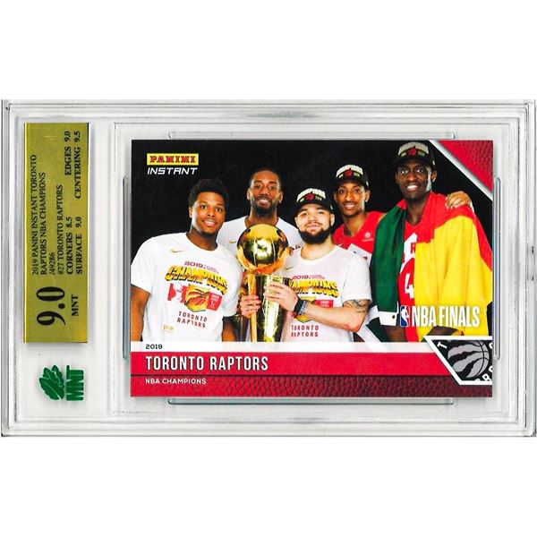 OE - 2018-19 Panini Instant “NBA Finals” - Toronto Raptors #27 graded 9