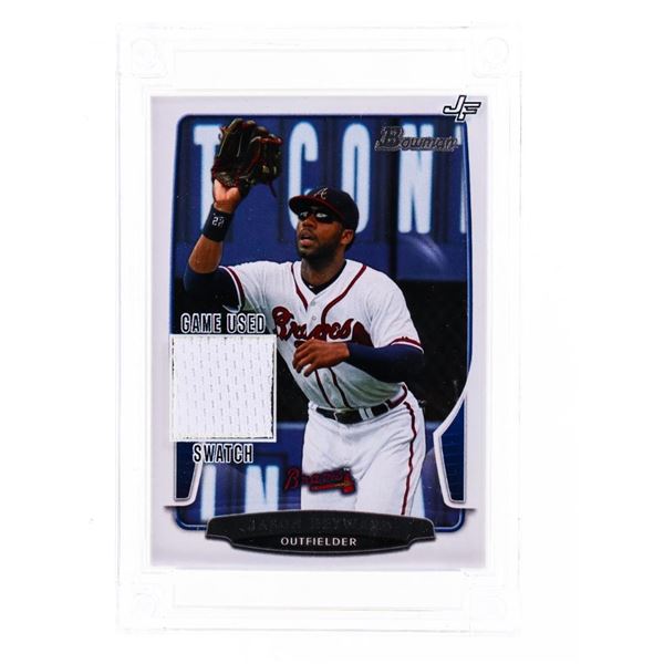 Jersey Fusion 2022 Piece of a Game Jersey Worn in the June 28,2010 Game by Jason Heyward + Card