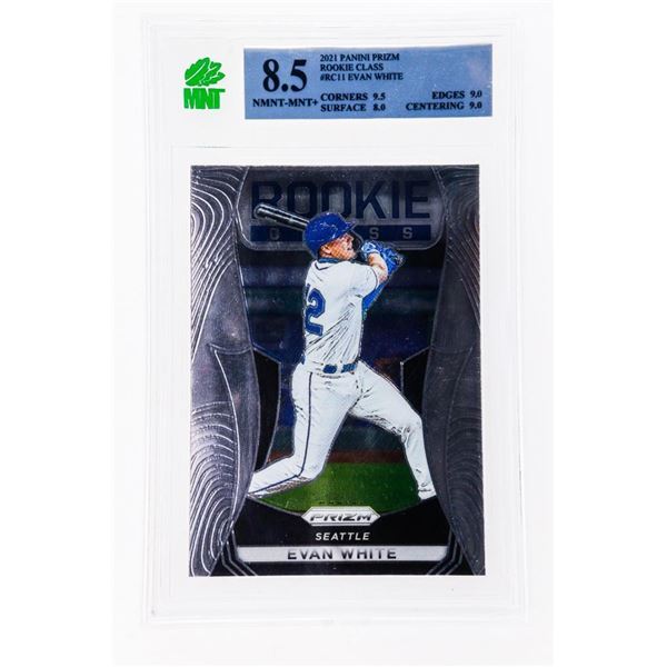 MA -  Evan White 2021 Panini Prizm Baseball Rookie Class #RC11 - MNT 8.5