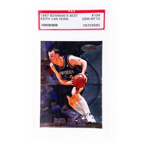 1997-98 Bowman's Best Keith Van Horn ROOKIE Card PSA 10 PSA