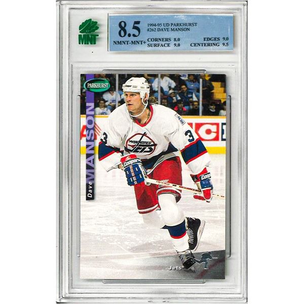 ME - 1994-95 Parkhurst Gold #262 Dave Manson #262 Graded 8.5
