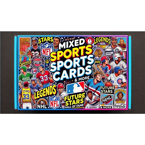 Mystery Box - Mixed Sports Cards 300 CT Box