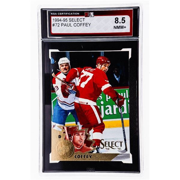 MM - Paul Coffey #72 1994-1995 Select - Graded KSA 8.5