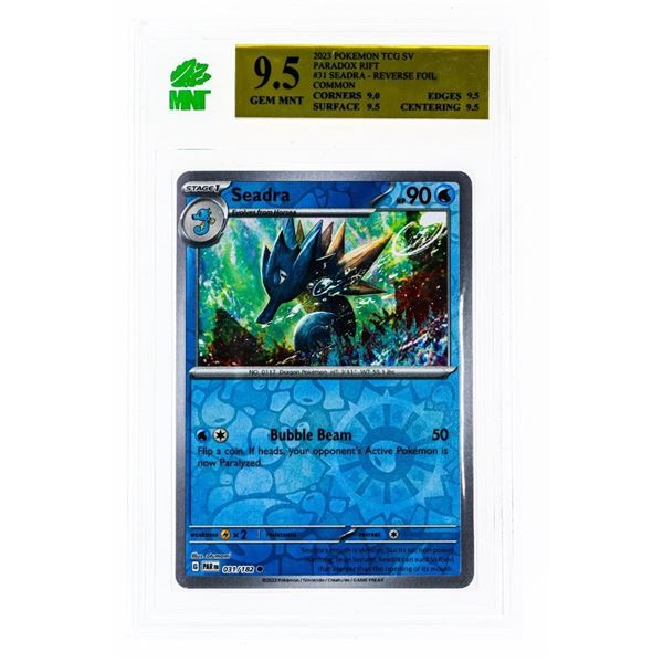 SG - Pokémon TCG Seadra Paradox Rift 031/182 Reverse Holo Common 031/182 MNT 9.5