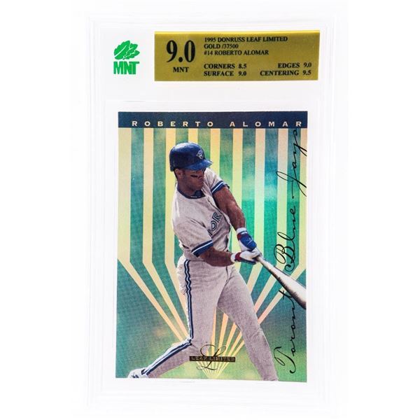 1995 Donross Leaf Gold -                                      #14 Robberto Alomar MNT 9.0