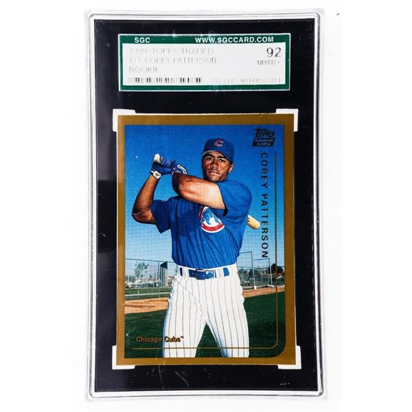 1999 TOPPS TRADED T17 Corey Pattersons NM/MT+ 92 SGC