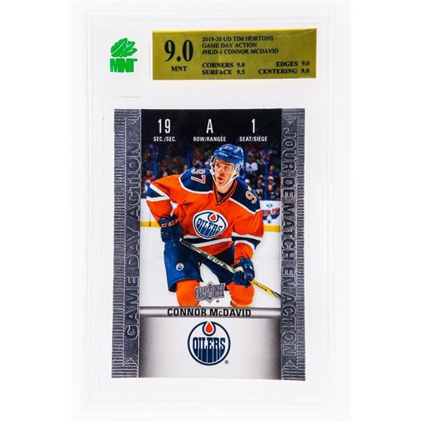 OR - Conor McDavid #HGD-1 Game Day Action 2019-2020 Upper Deck Tim Hortons - MNT 9
