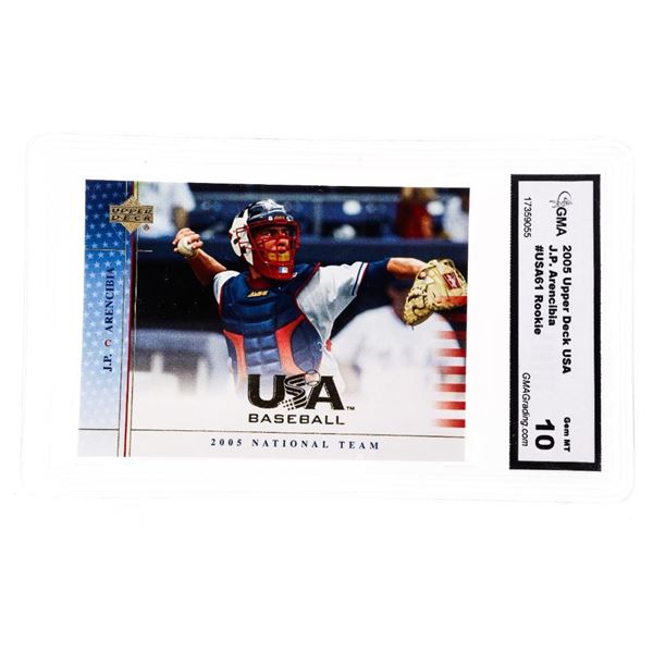 J.P. ARENCIBIA 2005 UPPER DECK USA BASEBALL #USA61 BLUE JAYS