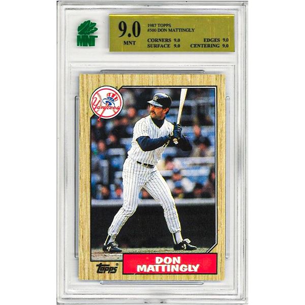 MR - 1987 Topps #500 Don Mattingly MNT 9 MINT New York Yankees #500